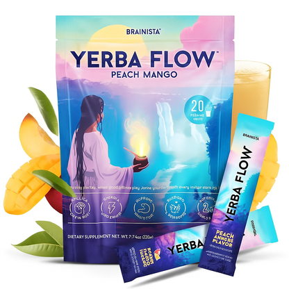 Yerba Flow | Yerba Mate Instant Tea Powder | 30 Servings | Multiple Flavors Available